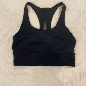 black lululemon bra